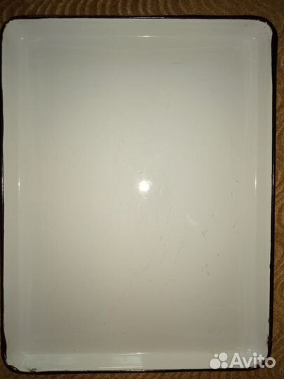 Поднос стальной эмалированный СССР