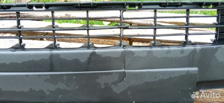 Юбка переднего бампера на hyundai creta