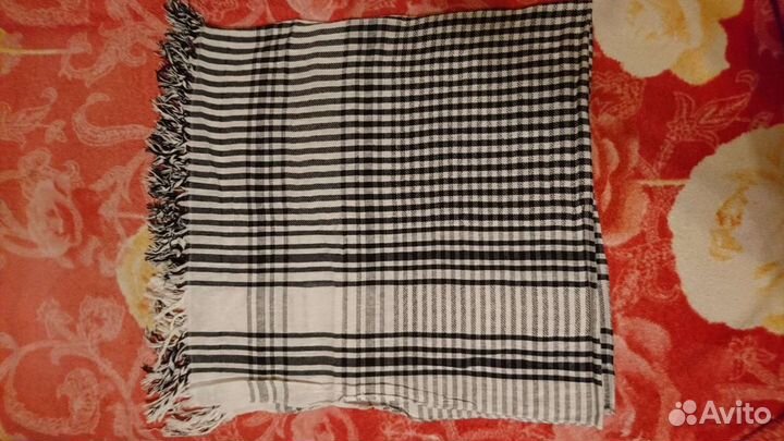 Арафатка черно-белая