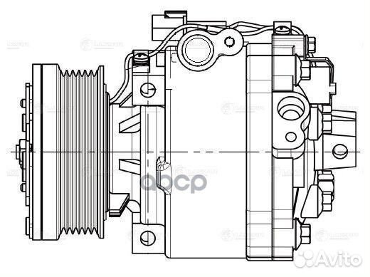 Компрессор кондиц. для а/м Mitsubishi Outlander