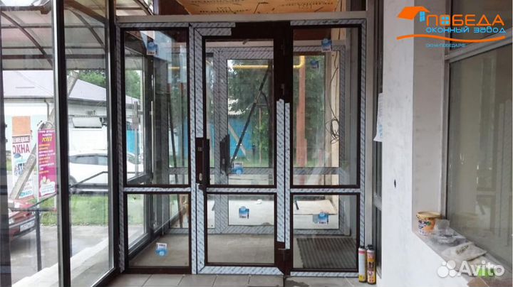 Алюминиевые окна, витражи, алюминиевые двери