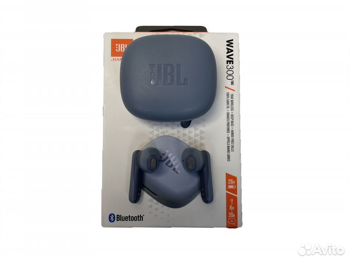 Наушники беспроводные JBL Wave 300 TWS синие