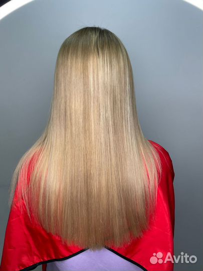 Кератиновое выпрямление волос модель