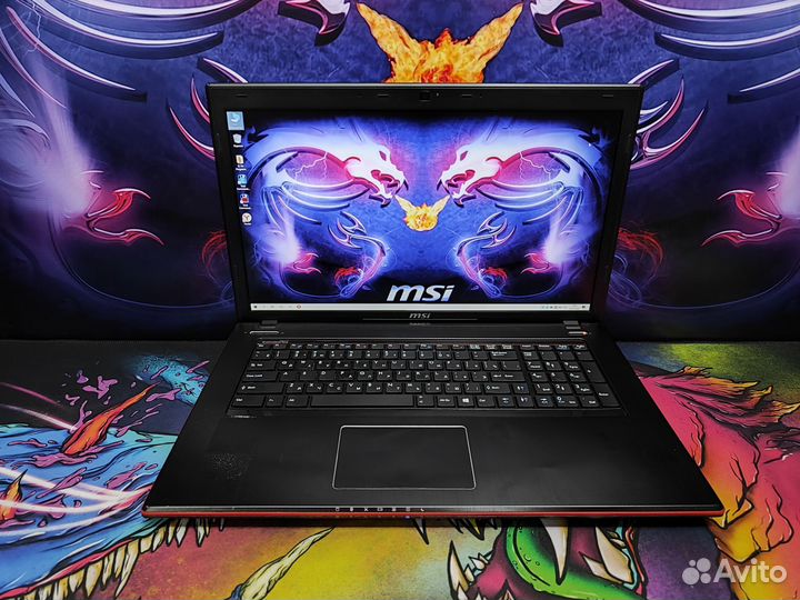 Игровой 17,3 MSI i5 GTX 16 озу SSD