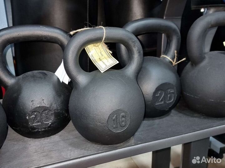 Гиря любительская чугунная 16 кг