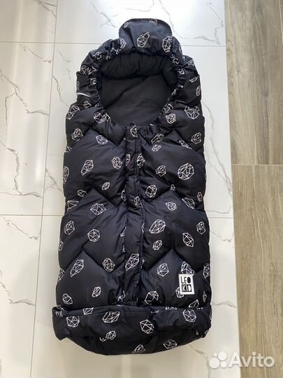 Зимний конверт в коляску leokid