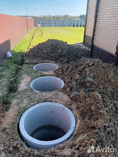 Септик под ключ из жби колец