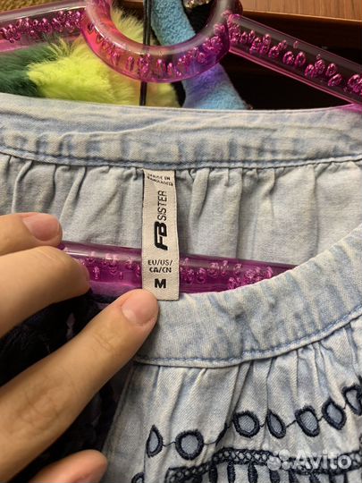 Джинсовая рубашка