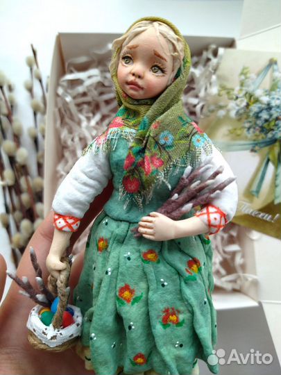 Ватные елочные игрушки