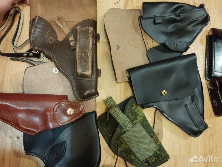 Кабуры кожаные, тактические пмм, пм, Оса. Подсумок