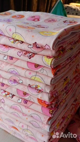 Пеленки детские новые фланель 120на 90