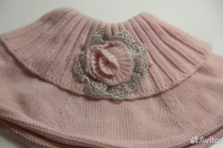 Chobi зима - шапка, манишка, варежки S