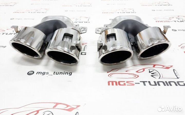 Насадки 53 AMG Chrome на Mercedes GLE-Class V167