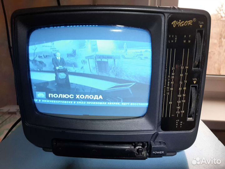 Портативный ч/б телевизор 5,5