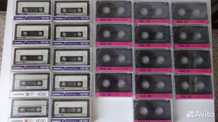 Личная коллекция кассет с однократной записью с CD