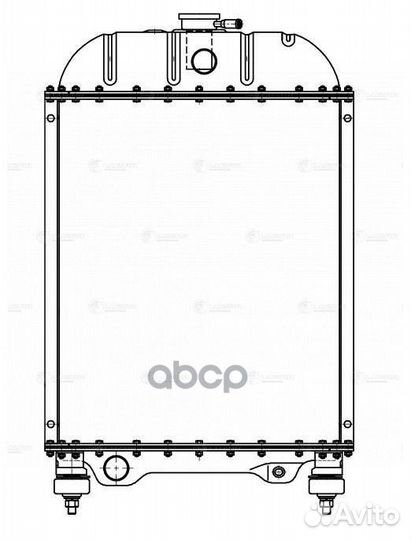 Радиатор охл. LRc 0625 luzar