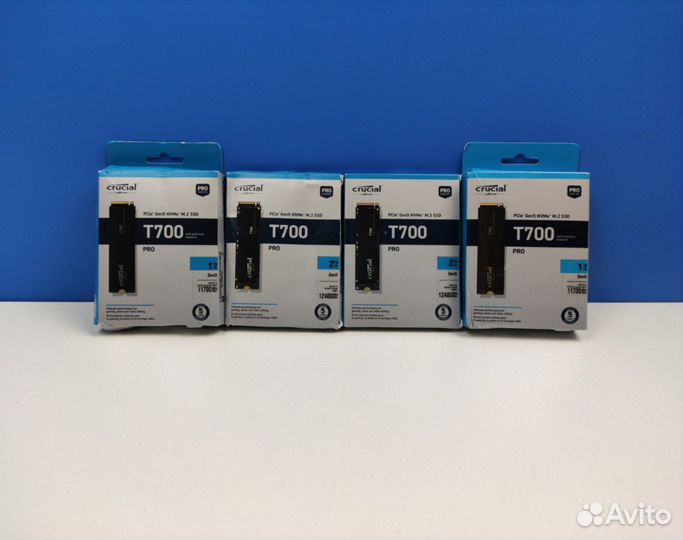 Crucial T700 PCIe Gen5 NVMe M.2 1TB/2TB