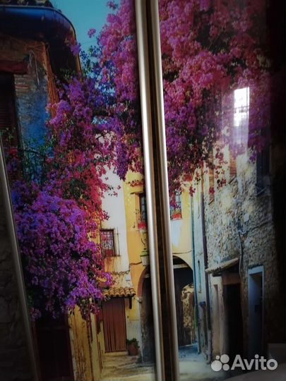 Двери купе с фотопечатью