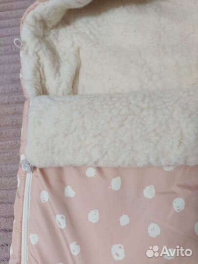 Конверт из овчины в коляску