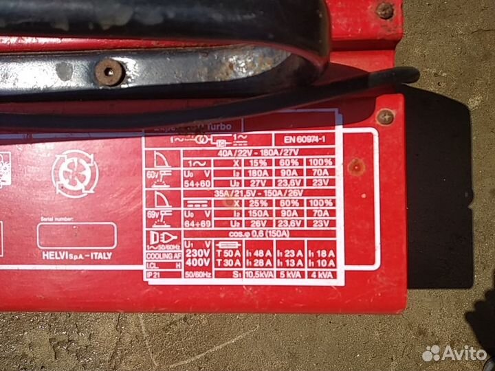 Сварочный аппарат Helvi expert 180 turbo