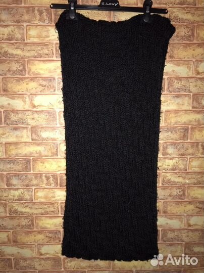 Шарф хомут черный