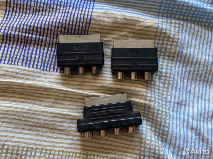 Переходники scart rca(тюльпаны)