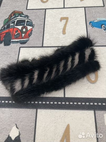 Повязка на голову норковая