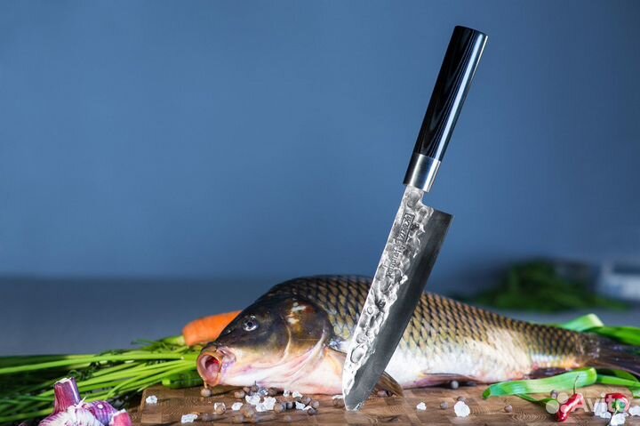 Нож сантоку samura blacksmith