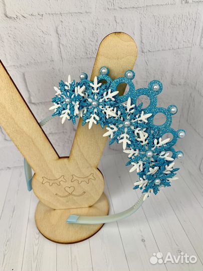 Ободок снежинка