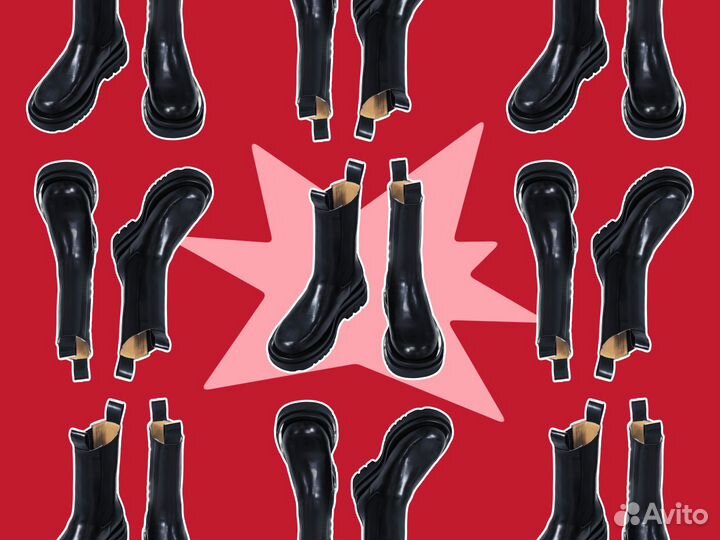 Ботинки Челси женские (размер 35)