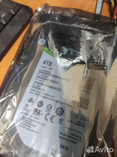 Жесткие диски 4тб Seagate Exos 7E8
