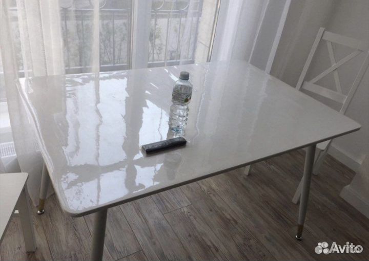 Гибкое мягкое стекло пленка на стол 120 /80 см