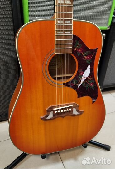 Электроакустическая гитара Epiphone Dove Pro VB
