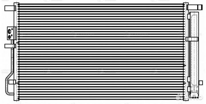 Радиатор кондиционера Хендай Туксон 15