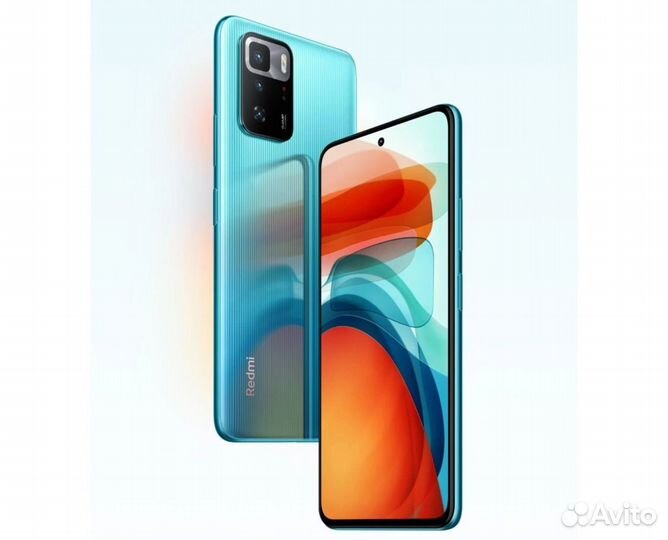 Xiaomi Redmi Note 10 Pro 5G 6+128 Бирюзовый. Новый