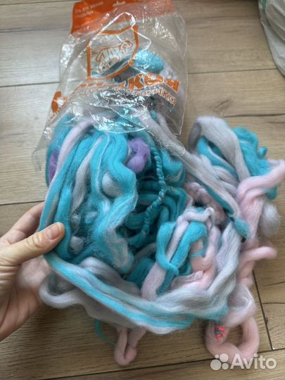 Шерсть для валяния пакетом