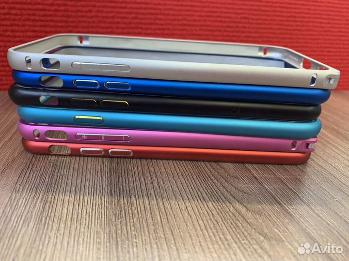 Бампер для iPhone 6/6s металлический