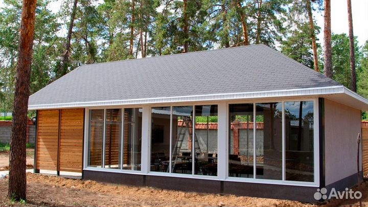 Окно алюминиевое