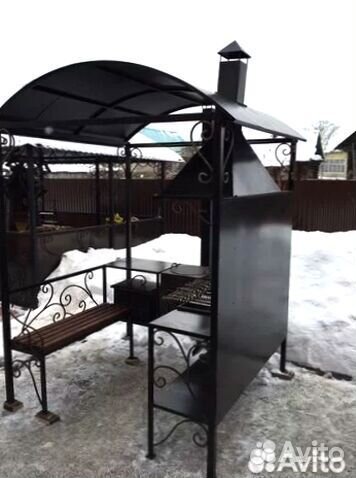 Мангал С крышей