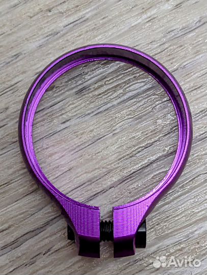 Подседельный хомут 34.9мм / лёгкий / чпу (новый)