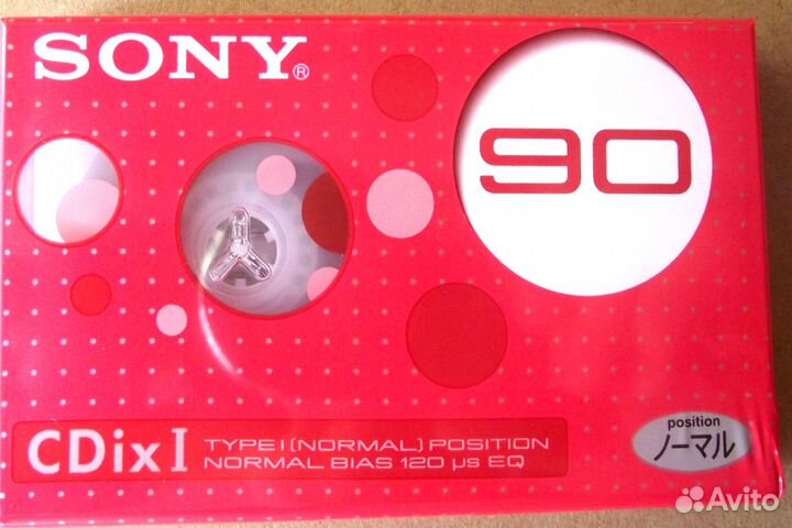 Аудиокассета sony CD ix I japan