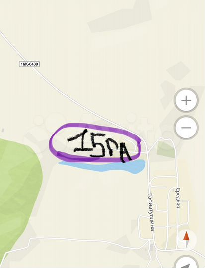 Участок 15 га (ИЖС)
