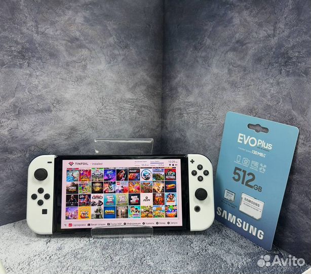 Nintendo Switch Oled + Игры + Tinfoil