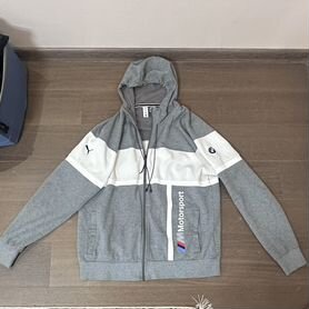 Зип худи Puma BMW Motorsport Full Zip, серый