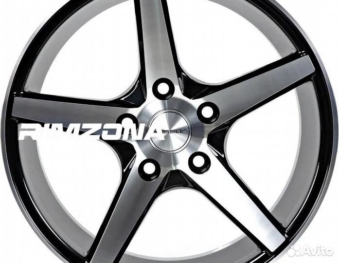 Литые диски в стиле vossen R18 5x112 ave. Примерка