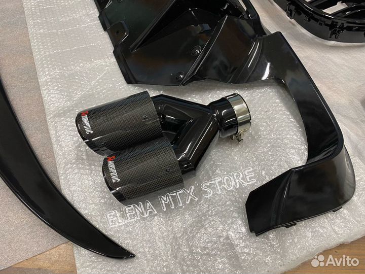 BMW F10 сет (накладки зеркал, решетка радиатора, н