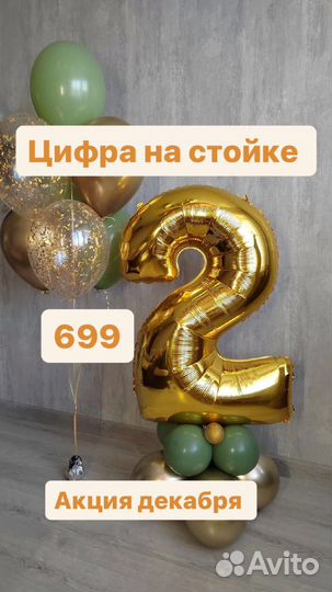 Воздушные гелиевые шарики на выписку