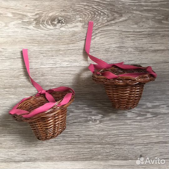 Плетеные корзинки декоративные