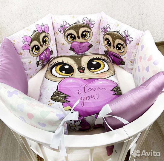 Бортики в кроватку новые