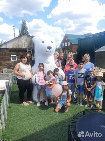 Белый мишка, поздравление